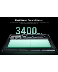 CHUWI tablet Hi10 X1 με πληκτρολόγιο, 10.1", 8/256GB, Windows 11 Home, 3400mAh, γκρι