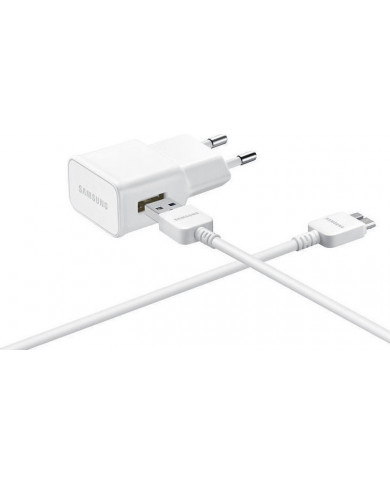 Samsung micro USB 3.0 Cable & Wall Adapter Λευκό Samsung micro USB 3.0 Cable & Wall Adapter Λευκό