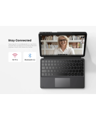 CHUWI tablet Hi10 X1 με πληκτρολόγιο, 10.1", 8/256GB, Windows 11 Home, 3400mAh, γκρι