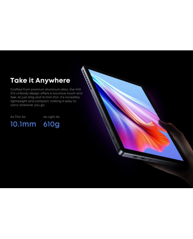 CHUWI tablet Hi10 X1 με πληκτρολόγιο, 10.1", 8/256GB, Windows 11 Home, 3400mAh, γκρι