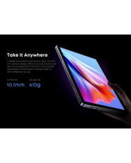 CHUWI tablet Hi10 X1 με πληκτρολόγιο, 10.1", 8/256GB, Windows 11 Home, 3400mAh, γκρι