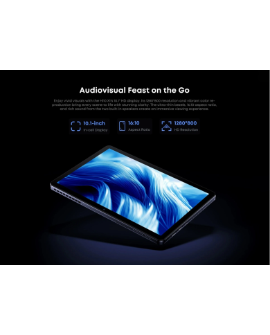 CHUWI tablet Hi10 X1 με πληκτρολόγιο, 10.1", 8/256GB, Windows 11 Home, 3400mAh, γκρι