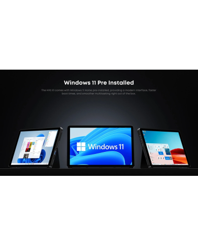 CHUWI tablet Hi10 X1 με πληκτρολόγιο, 10.1", 8/256GB, Windows 11 Home, 3400mAh, γκρι