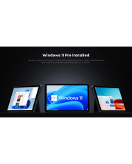 CHUWI tablet Hi10 X1 με πληκτρολόγιο, 10.1", 8/256GB, Windows 11 Home, 3400mAh, γκρι