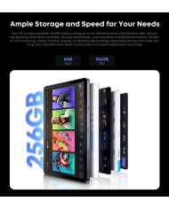 CHUWI tablet Hi10 X1 με πληκτρολόγιο, 10.1", 8/256GB, Windows 11 Home, 3400mAh, γκρι