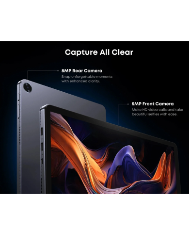 CHUWI tablet Hi10 X1 με πληκτρολόγιο, 10.1", 8/256GB, Windows 11 Home, 3400mAh, γκρι