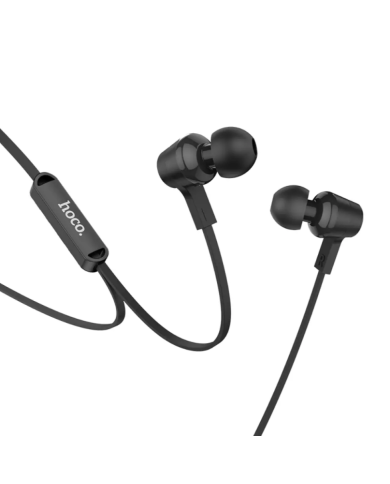 Hands Free Hoco M86 Oceanic Universal Earphones Deep Bass Stereo Συμβατά με Όλες τις Συσκευές USB-C Μαύρο 1.2m