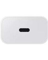 Φορτιστής Ταξιδίου Samsung Super Fast Charging EPT2510XWEGEU 25W USB-C Λευκός + Καλώδιο USB-C σε USB-C Λευκό