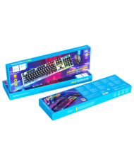 Σετ Πληκτρολόγιο και Ποντίκι Ενσύρματα Hoco GM18 Luminous 104 Πλήκτρα Μαύρο