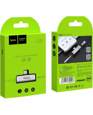 Hoco USB-C male - 3.5mm / USB-C female (LS26)