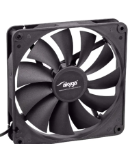Case Fan Akyga AW-12A-BK 120mm Molex Μαύρο
