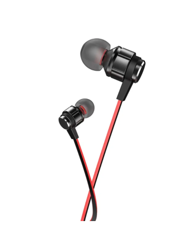 Hands Free Hoco M85 Platinum Sound Universal Earphones Stereo 3.5mm Deep Bass Μαύρο 1.2m