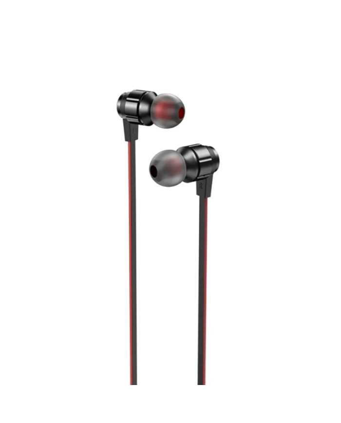 Hands Free Hoco M85 Platinum Sound Universal Earphones Stereo 3.5mm Deep Bass Μαύρο 1.2m