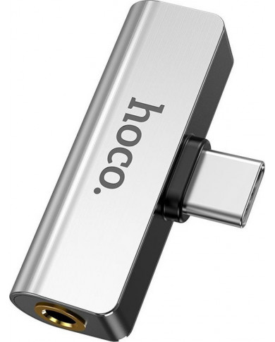 Hoco USB-C male - 3.5mm / USB-C female (LS26)