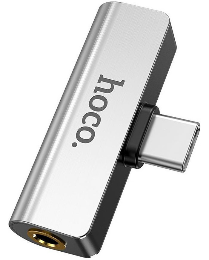 Hoco USB-C male - 3.5mm / USB-C female (LS26)