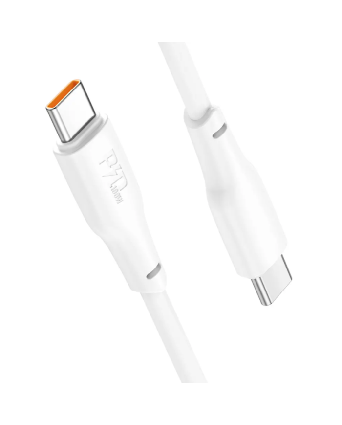 Καλώδιο σύνδεσης Hoco X93 Force USB-C σε USB-C PD100W 3A για Γρήγορη Φόρτιση Λευκο 1m
