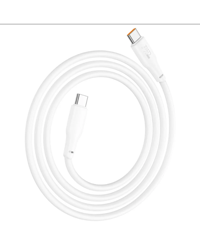 Καλώδιο σύνδεσης Hoco X93 Force USB-C σε USB-C PD100W 3A για Γρήγορη Φόρτιση Λευκο 1m