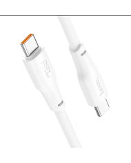 Καλώδιο σύνδεσης Hoco X93 Force USB-C σε USB-C 240W PD 5A για Γρήγορη Φόρτιση Λευκο 2m