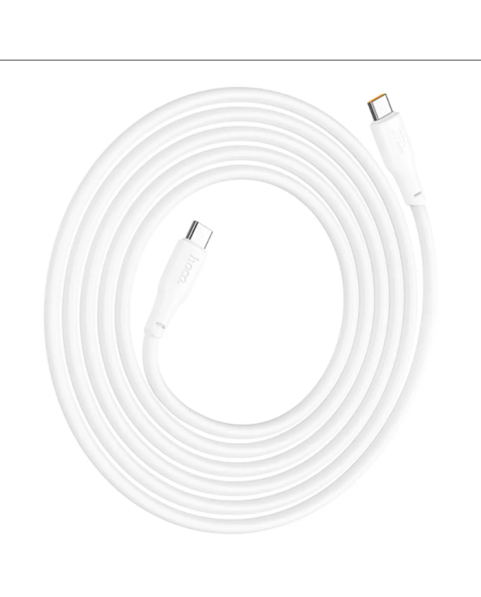 Καλώδιο σύνδεσης Hoco X93 Force USB-C σε USB-C 240W PD 5A για Γρήγορη Φόρτιση Λευκο 2m
