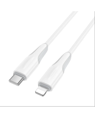 Καλώδιο Borofone BX119 USB-C σε Lightning 27W Λευκό 1m