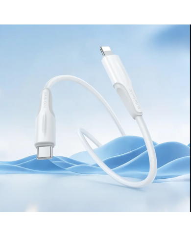 Καλώδιο Borofone BX119 USB-C σε Lightning 27W Λευκό 1m