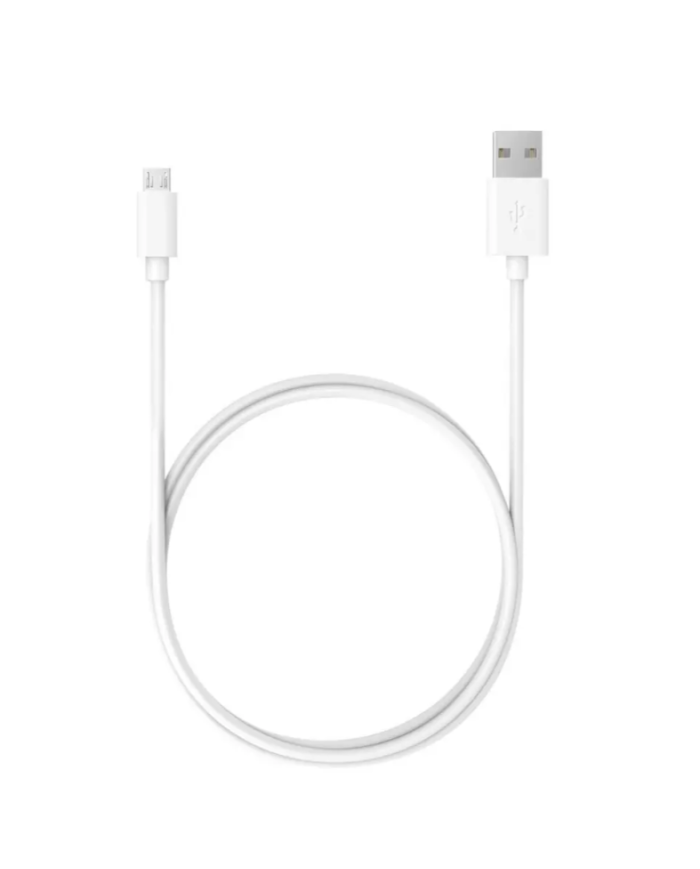 Καλώδιο Σύνδεσης και Φόρτισης Ancus Flow E44 USB σε Micro-USB 2.0A 480Mbps Data Transfer Λευκό 1m