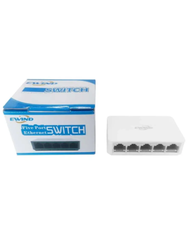 Ethernet Switch Ewind EW-S1605 Plastic Case 5x10/100/1000Mbps Auto-Sensing RJ45