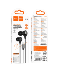 Hands Free Hoco M116 Benevolent Stereo USB-C με Μικρόφωνο 1.2m Μαύρα Συμβατά με Όλες τις USB-C Συσκευές