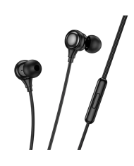 Hands Free Hoco M116 Benevolent Stereo USB-C με Μικρόφωνο 1.2m Μαύρα Συμβατά με Όλες τις USB-C Συσκευές