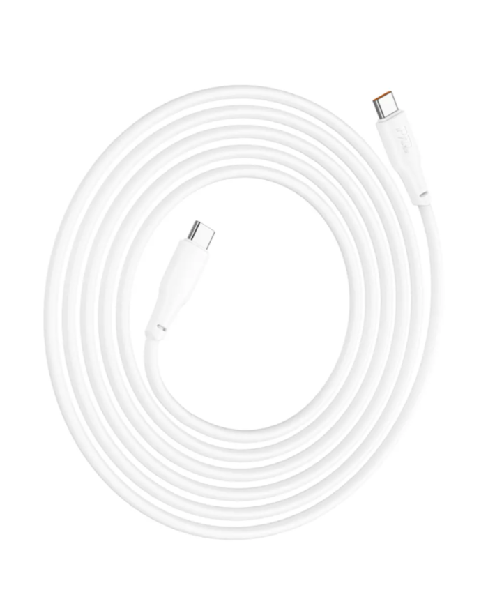 Καλώδιο σύνδεσης Hoco X93 Force USB-C σε USB-C PD60W 3A για Γρήγορη Φόρτιση Λευκο 2m