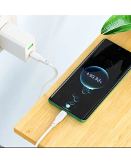 Καλώδιο σύνδεσης Hoco X93 Force USB-C σε USB-C PD60W 3A για Γρήγορη Φόρτιση Λευκο 2m