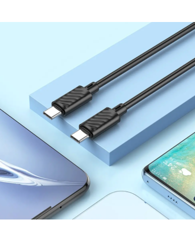 Καλώδιο Hoco X88 USB-C σε USB-C 60W Fast Charging Μαύρο 1m