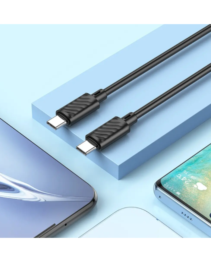 Καλώδιο Hoco X88 USB-C σε USB-C 60W Fast Charging Μαύρο 1m