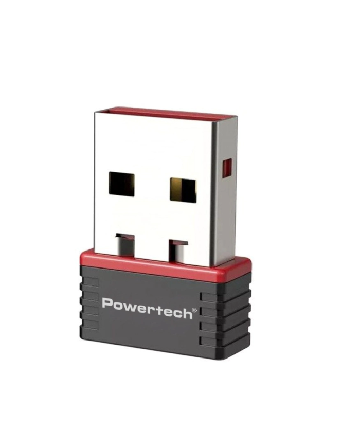 POWERTECH ασύρματος USB αντάπτορας δικτύου PT-1384, 150Mbps WiFi