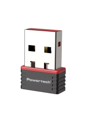 POWERTECH ασύρματος USB αντάπτορας δικτύου PT-1384, 150Mbps WiFi