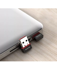 POWERTECH ασύρματος USB αντάπτορας δικτύου PT-1384, 150Mbps WiFi