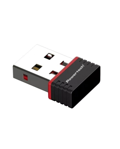 POWERTECH ασύρματος USB αντάπτορας δικτύου PT-1384, 150Mbps WiFi