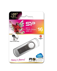 SILICON POWER USB Flash Drive Jewel 80, 16GB, USB 3.2, ασημί