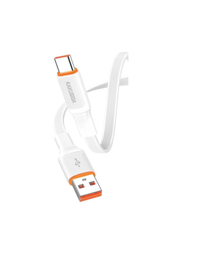KAKUSIGA καλώδιο USB-C σε USB KSC-999, 5A, 480Mbps, flat, 1m, λευκό