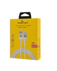 POWERTECH καλώδιο USB-C σε USB PTR-0160, 60W, 480Mbps, 1m, λευκό