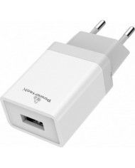Powertech USB Wall Adapter Λευκό