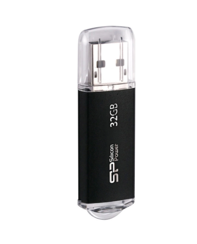 SILICON POWER USB Flash Drive Ultima II-I, 32GB, USB 2.0, μαύρο