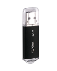 SILICON POWER USB Flash Drive Ultima II-I, 32GB, USB 2.0, μαύρο