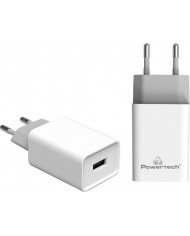 Powertech USB Wall Adapter Λευκό