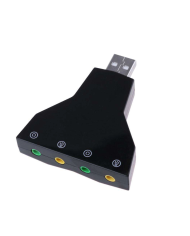 POWERTECH κάρτα ήχου USB CAB-U037, 7.1CH, έξοδος μικρόφωνου & ακουστικού