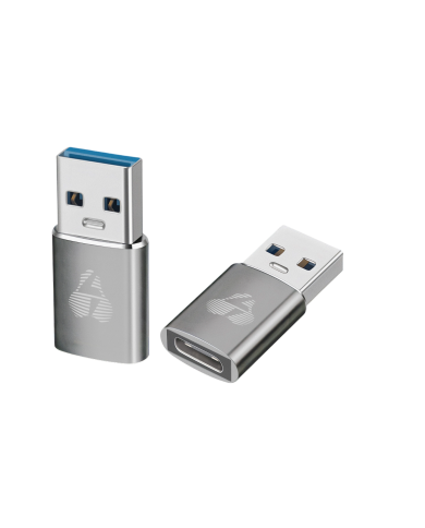 POWERTECH αντάπτορας USB 3.0 σε USB-C PTR-0147, 10 Gbps, 60W, γκρι