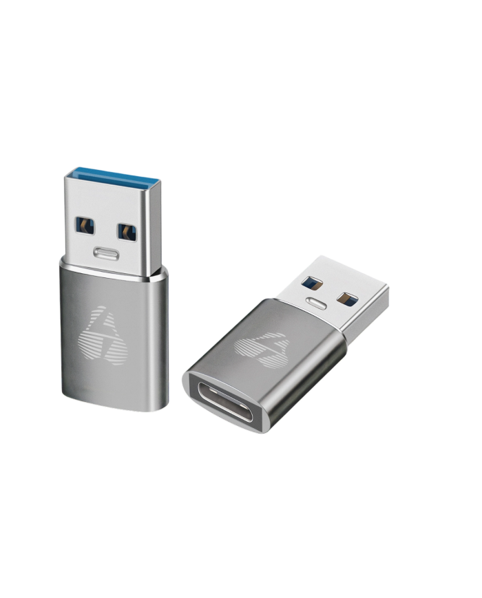 POWERTECH αντάπτορας USB 3.0 σε USB-C PTR-0147, 10 Gbps, 60W, γκρι