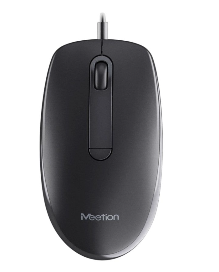 Meetion M100 USB Ενσύρματο Ποντίκι Μαύρο