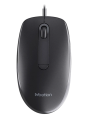 Meetion M100 USB Ενσύρματο Ποντίκι Μαύρο