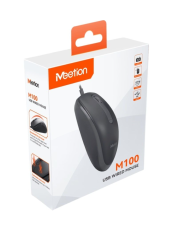 Meetion M100 USB Ενσύρματο Ποντίκι Μαύρο